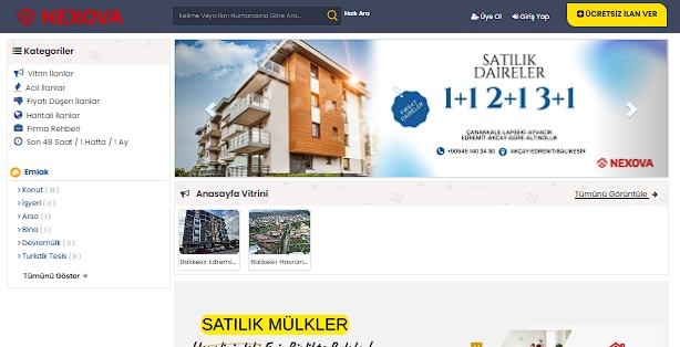 nexovagayrimenkul.com
